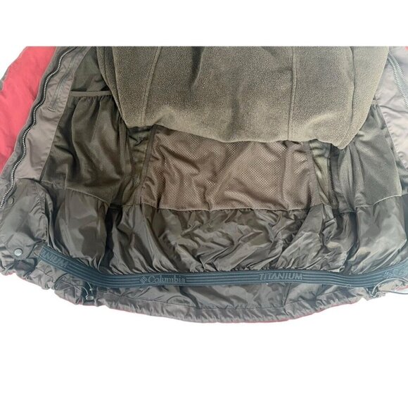 Columbia Men's L Summit Lift Interchange Red Brown 3 in 1 Waterproof Jacket - Picture 8 of 13